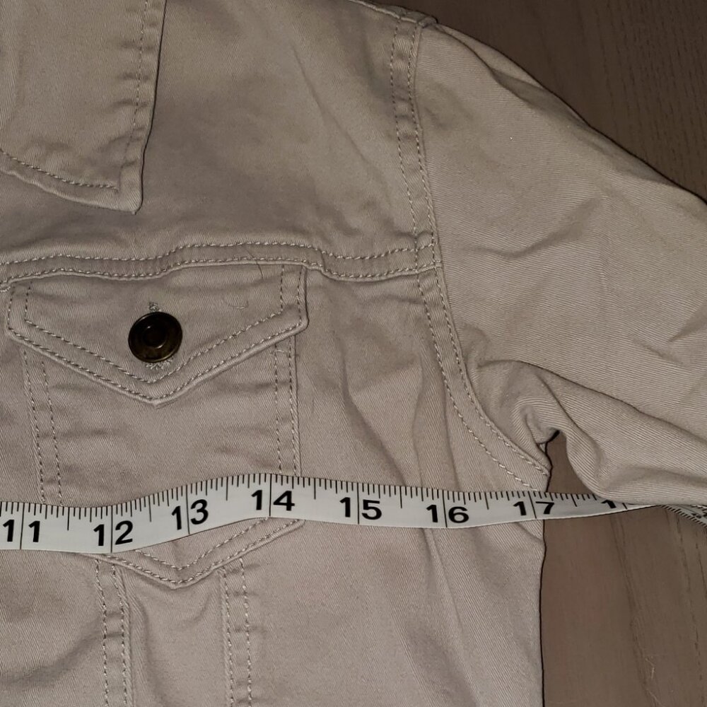 Papaya Cropped Denim Jacket - Picture 5 of 6